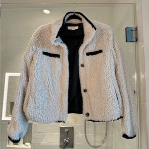 Cream Sherpa Jacket